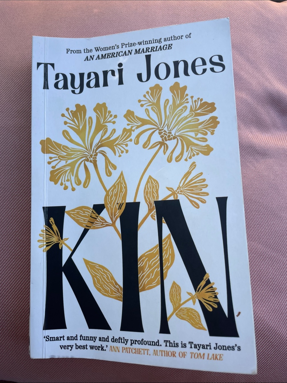 "Kin" Paperback Book - White & Gold Cover